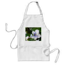 "Painted White Violets" Apron by CaroleArt "Painted White Violets" Apron
