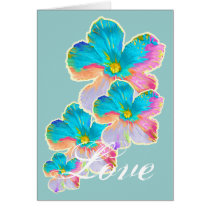 Painted Wildflower #2 Love cards