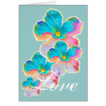 Painted Wildflower #2 Love Card