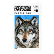 Painted Wolf stamp