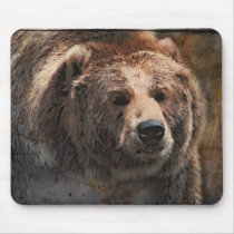 PaintedGrizzly-Mouse Pad