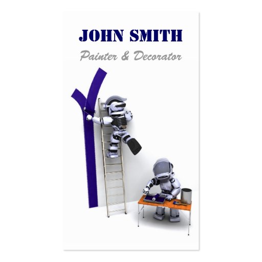 Painter and Decorator Business Card