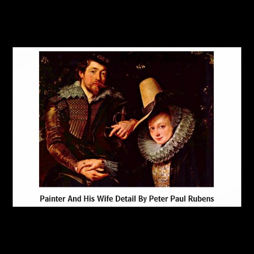 Painter And His Wife Detail By Peter Paul Rubens Poster