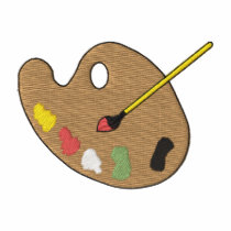 Painter-artist embroidered shirts