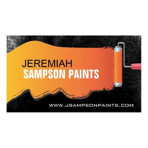 Painter Business Card (front side)