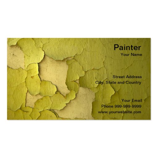 painter business card (front side)