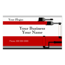 Painter Business Card Template