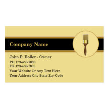 Painter Business Cards