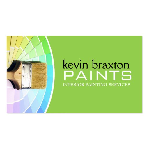 Painter - Business Cards (front side)
