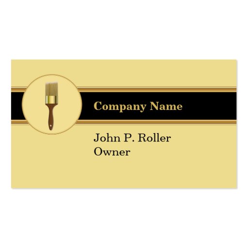 Painter Business Cards