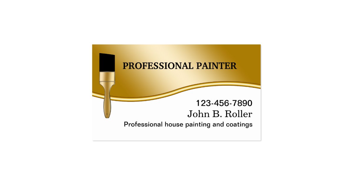 Painter Business Cards | Zazzle
