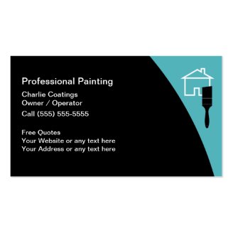 Painter Business Cards