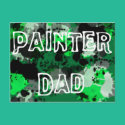 Painter Dad Postcard