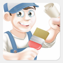 Painter decorator training sticker