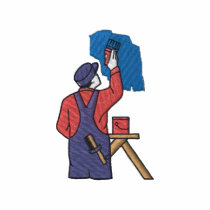 Painter embroidered shirts