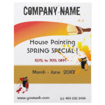 Painter & House Maintenance Custom Flyer