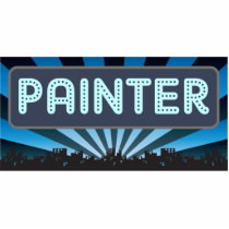 Painter Marquee photo sculptures