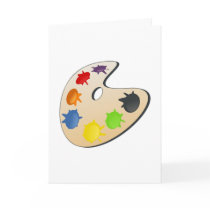 Painter Palette Card