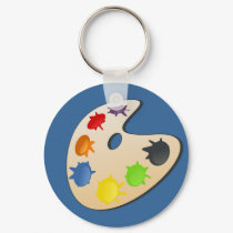 Painter Palette keychains by shopstew Painter Palette keychains