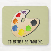 Painter Palette Mouse Pads
