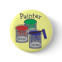 Painter Professional Gifts, Paint Can Graphics buttons