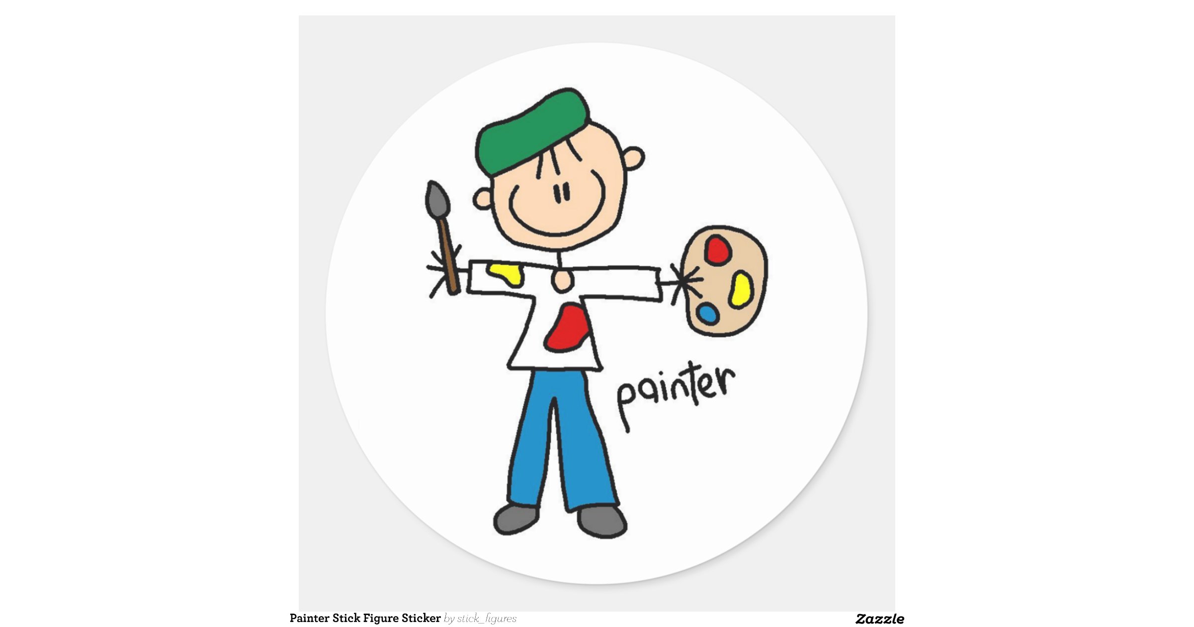 painter stick figures