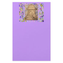 painter with hat drip custom stationery