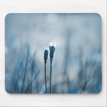 Painterly blue Mousepad mousepads
