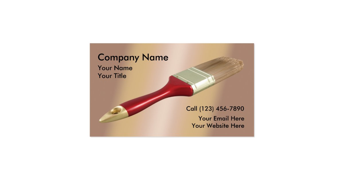 Painters Business Cards | Zazzle