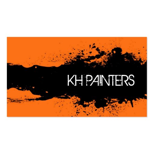 Painters Business Cards (back side)