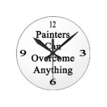 Painters Can Overcome Anything Wallclocks