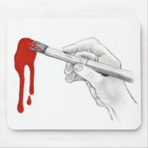 PAINTER'S HAND MOUSE PAD mousepads