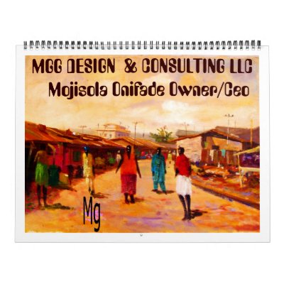 PAINTING 9 copy, MGG DESIGN  & CONSULTING LLC  ... Wall Calendars