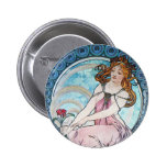 Painting, Alphonse Mucha Pin