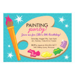 Painting & Art Birthday Party Invitations