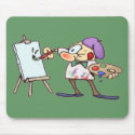 Painting Artist mousepads