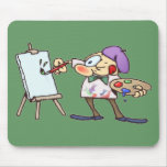 Painting Artist mousepads