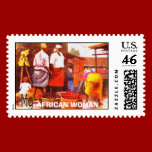 PAINTING Bb copy, AFRICAN WOMAN stamps