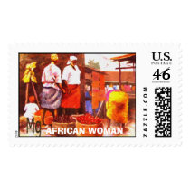 PAINTING Bb copy, AFRICAN WOMAN postage by adeolagbadamosi PAINTING Bb copy, AFRICAN WOMAN postage