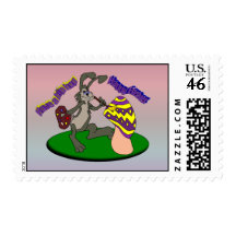 Painting Bunny Stamp