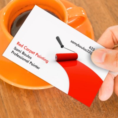 Painting Business Card (Premium Quality Stock) by all_items