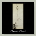 Painting by Miyamoto Musashi, c. 1600's Posters