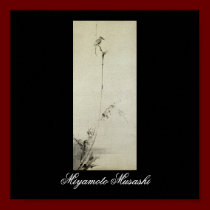 Painting by Miyamoto Musashi, c. 1600's posters