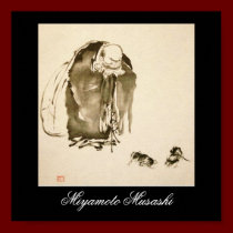 Painting by Miyamoto Musashi, c. 1600's posters