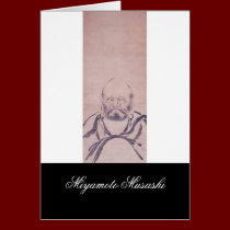 Painting by Miyamoto Musashi circa 1600's cards