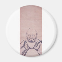 Painting by Miyamoto Musashi circa 1600's Fridge Magnet