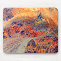 Painting: Castle Over The Waterfall: Fantasy mousepads