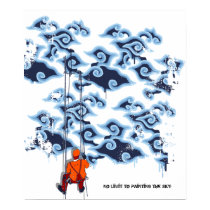 painting-d-sky, NO LIMIT TO PAINTING THE SKY posters