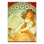 Painting. From The Arts Series by Mucha Cards