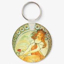 Painting. From The Arts Series by Mucha keychains by msdespina Painting. From The Arts Series by Mucha keychains